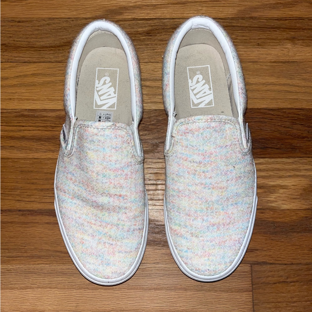 Pastel vans, size 8